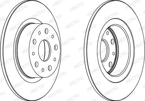 Necto WN905 - Brake Disc autospares.lv