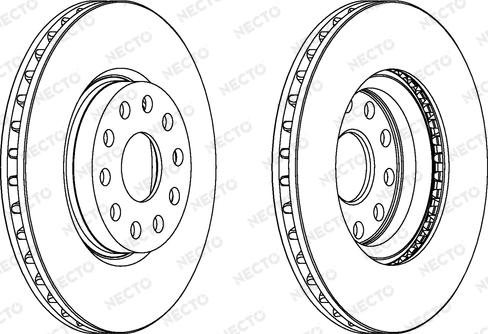 Necto WN903 - Brake Disc autospares.lv