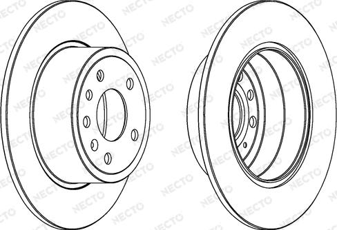 Necto WN907 - Brake Disc autospares.lv