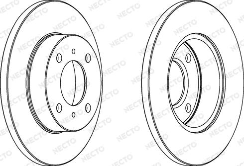 Necto WN918 - Brake Disc autospares.lv