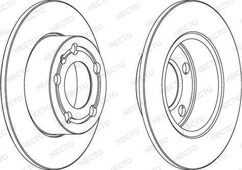 Necto WN917 - Brake Disc autospares.lv