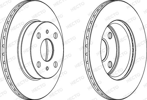 Necto WN986 - Brake Disc autospares.lv