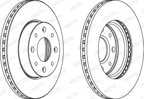 Necto WN935 - Brake Disc autospares.lv