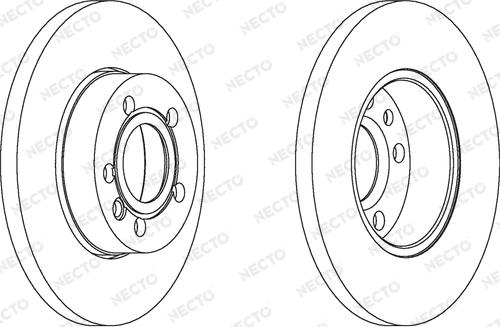 Necto WN931 - Brake Disc autospares.lv