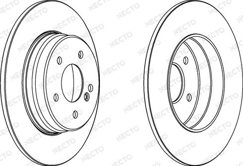 Necto WN937 - Brake Disc autospares.lv