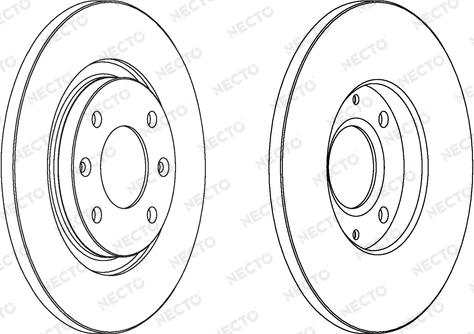 Necto WN920 - Brake Disc autospares.lv