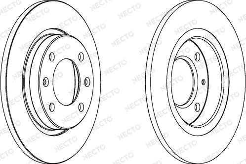 Necto WN494 - Brake Disc autospares.lv