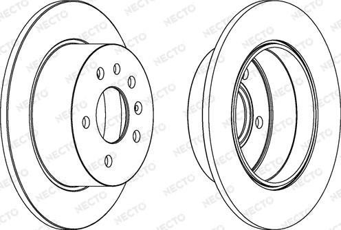 Necto WN495 - Brake Disc autospares.lv