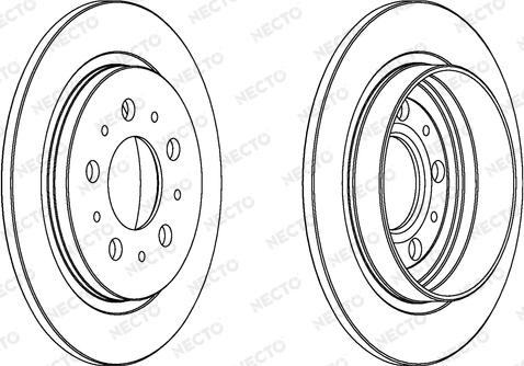 Necto WN497 - Brake Disc autospares.lv