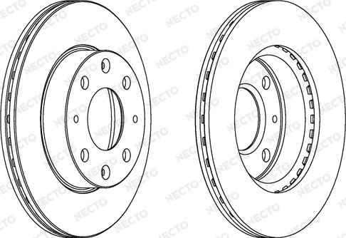 Necto WN442 - Brake Disc autospares.lv