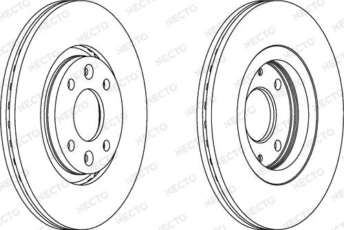 Necto WN452 - Brake Disc autospares.lv