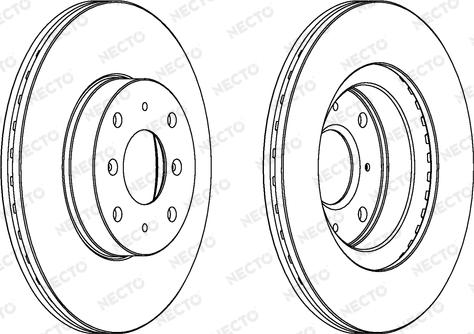 Necto WN464 - Brake Disc autospares.lv