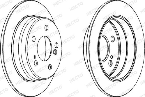 Necto WN408 - Brake Disc autospares.lv