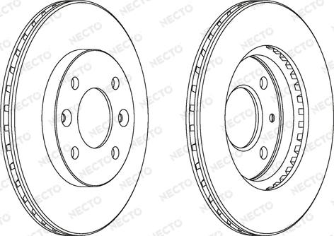 Necto WN403 - Brake Disc autospares.lv