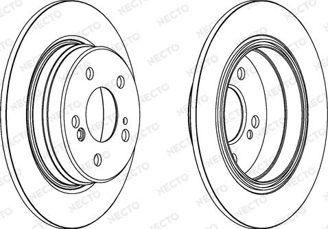 Necto WN485 - Brake Disc autospares.lv