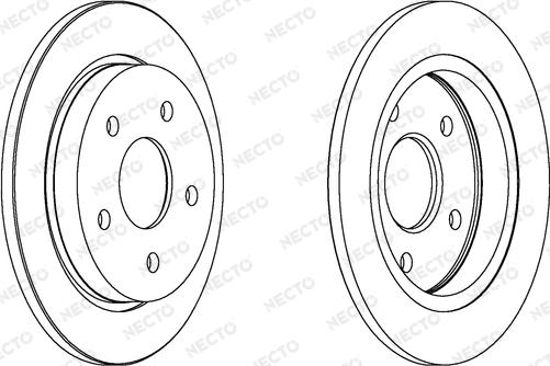 Necto WN486 - Brake Disc autospares.lv