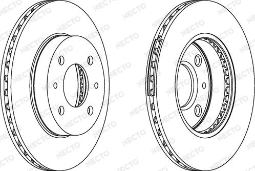 Necto WN481 - Brake Disc autospares.lv