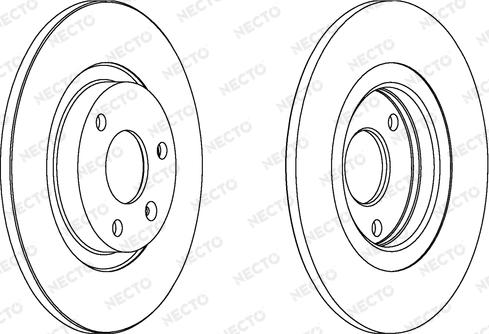 Necto WN483 - Brake Disc autospares.lv