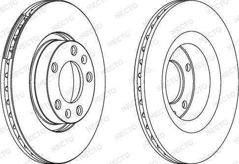 Necto WN482 - Brake Disc autospares.lv