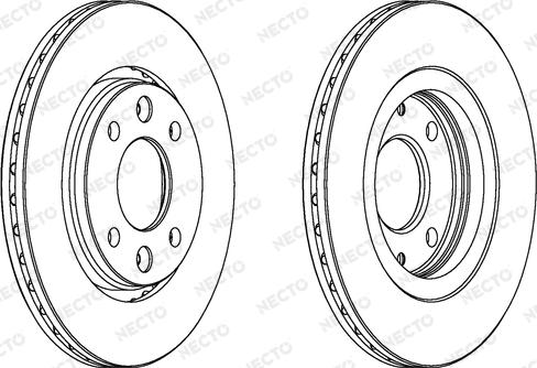 Necto WN436 - Brake Disc autospares.lv