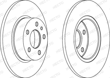 Necto WN429 - Brake Disc autospares.lv