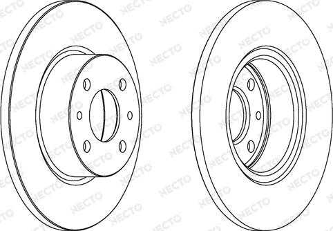 Necto WN422 - Brake Disc autospares.lv