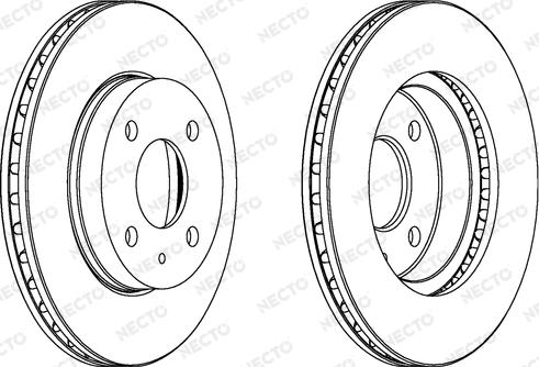 Necto WN427 - Brake Disc autospares.lv