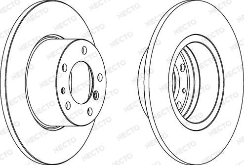 Necto WN470 - Brake Disc autospares.lv