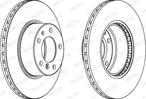 Necto WN471 - Brake Disc autospares.lv