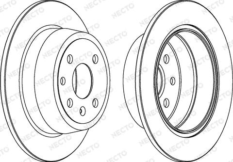 Necto WN599 - Brake Disc autospares.lv