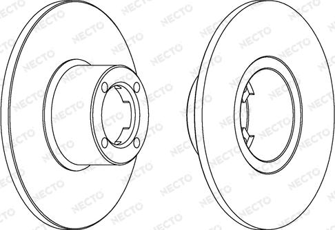 Necto WN595 - Brake Disc autospares.lv