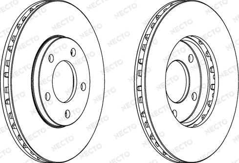 Necto WN549 - Brake Disc autospares.lv