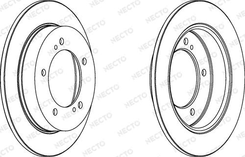 Necto WN540 - Brake Disc autospares.lv