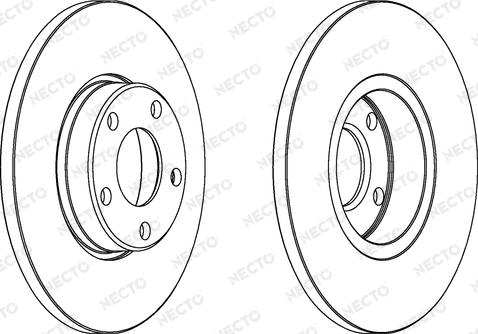 Necto WN553 - Brake Disc autospares.lv