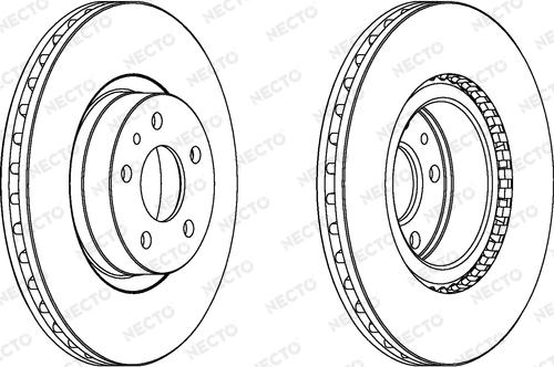 Necto WN509 - Brake Disc autospares.lv