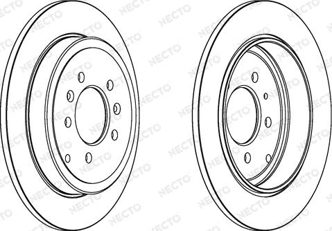 Necto WN501 - Brake Disc autospares.lv