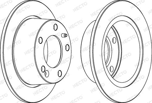 Necto WN503 - Brake Disc autospares.lv