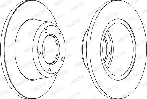 Necto WN502 - Brake Disc autospares.lv