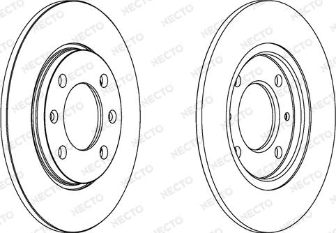 Necto WN519 - Brake Disc autospares.lv