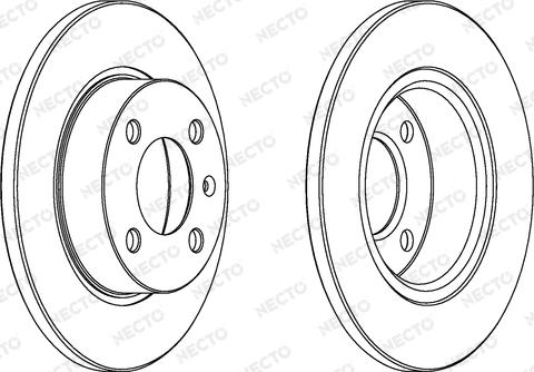 Necto WN586 - Brake Disc autospares.lv