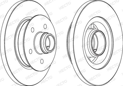 Necto WN583 - Brake Disc autospares.lv