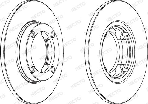 Necto WN582 - Brake Disc autospares.lv