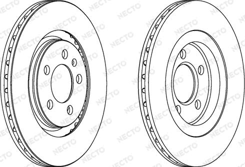 Necto WN537 - Brake Disc autospares.lv