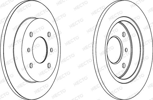 Necto WN524 - Brake Disc autospares.lv