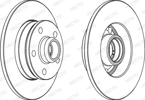 Necto WN525 - Brake Disc autospares.lv