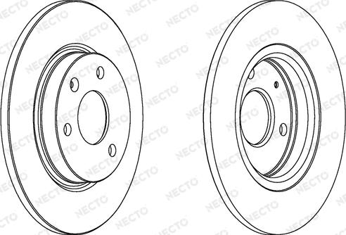 Necto WN526 - Brake Disc autospares.lv