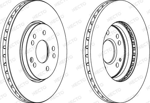 Necto WN523 - Brake Disc autospares.lv