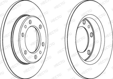 Necto WN573 - Brake Disc autospares.lv