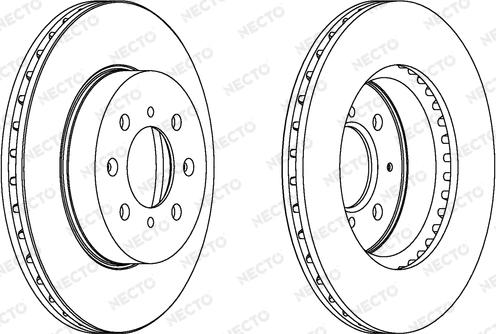 Necto WN695 - Brake Disc autospares.lv