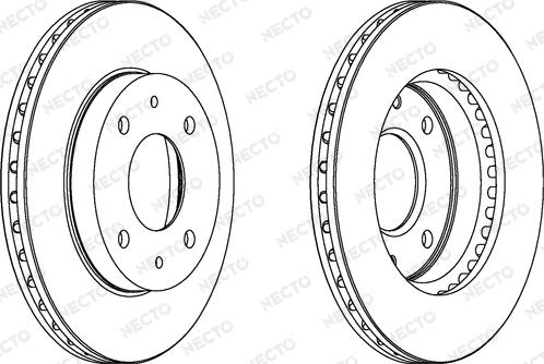 Necto WN691 - Brake Disc autospares.lv